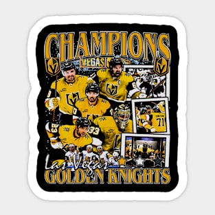 Vegas 2023 Stanley Cup Champions Bootleg Sticker